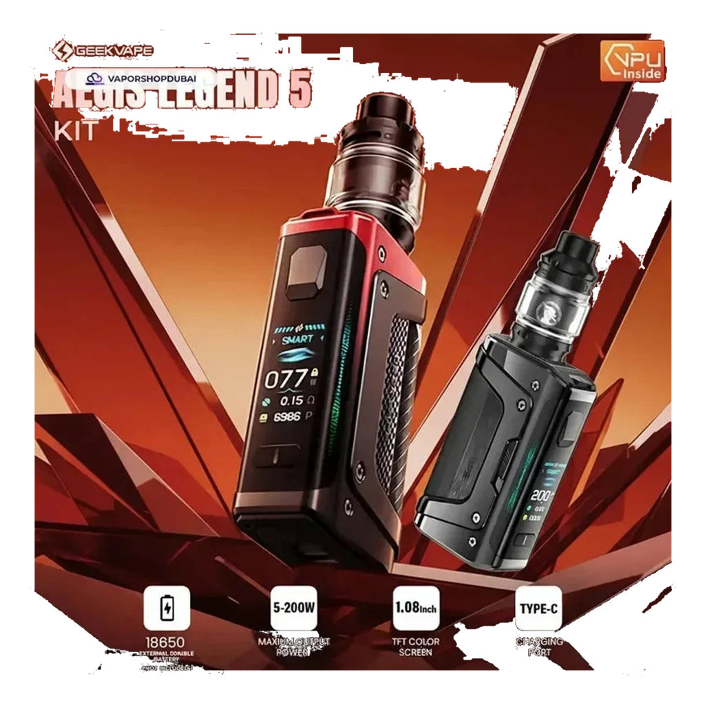 Geekvape Aegis Legend 5 Vape Mod Kit 200W best price UAE — ESMA certified