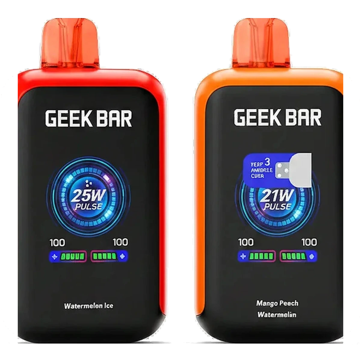 Geek Bar Watt 23000 Puffs Disposable Vape 5% (50mg) Nicotine watermelon-ice UAE | Emirates Vapor