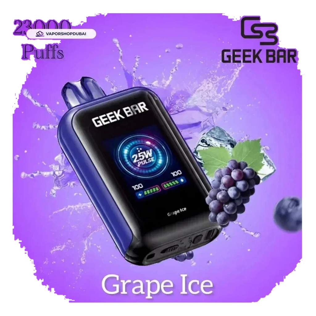 Geek Bar Watt 23000 Puffs Disposable Vape 5% (50mg) Nicotine flavors UAE | Emirates Vapor Dubai