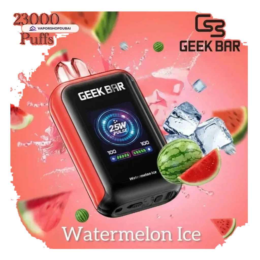 Geek Bar Watt 23000 Puffs Disposable Vape 5% (50mg) Nicotine best price UAE — ESMA certified