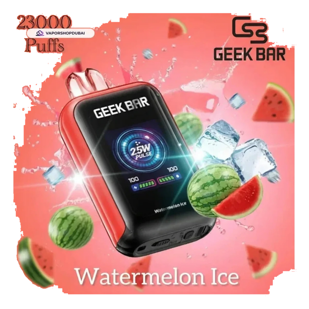 Geek Bar Watt 23000 Puffs Disposable Vape 5% (50mg) Nicotine flavors UAE | Emirates Vapor Dubai