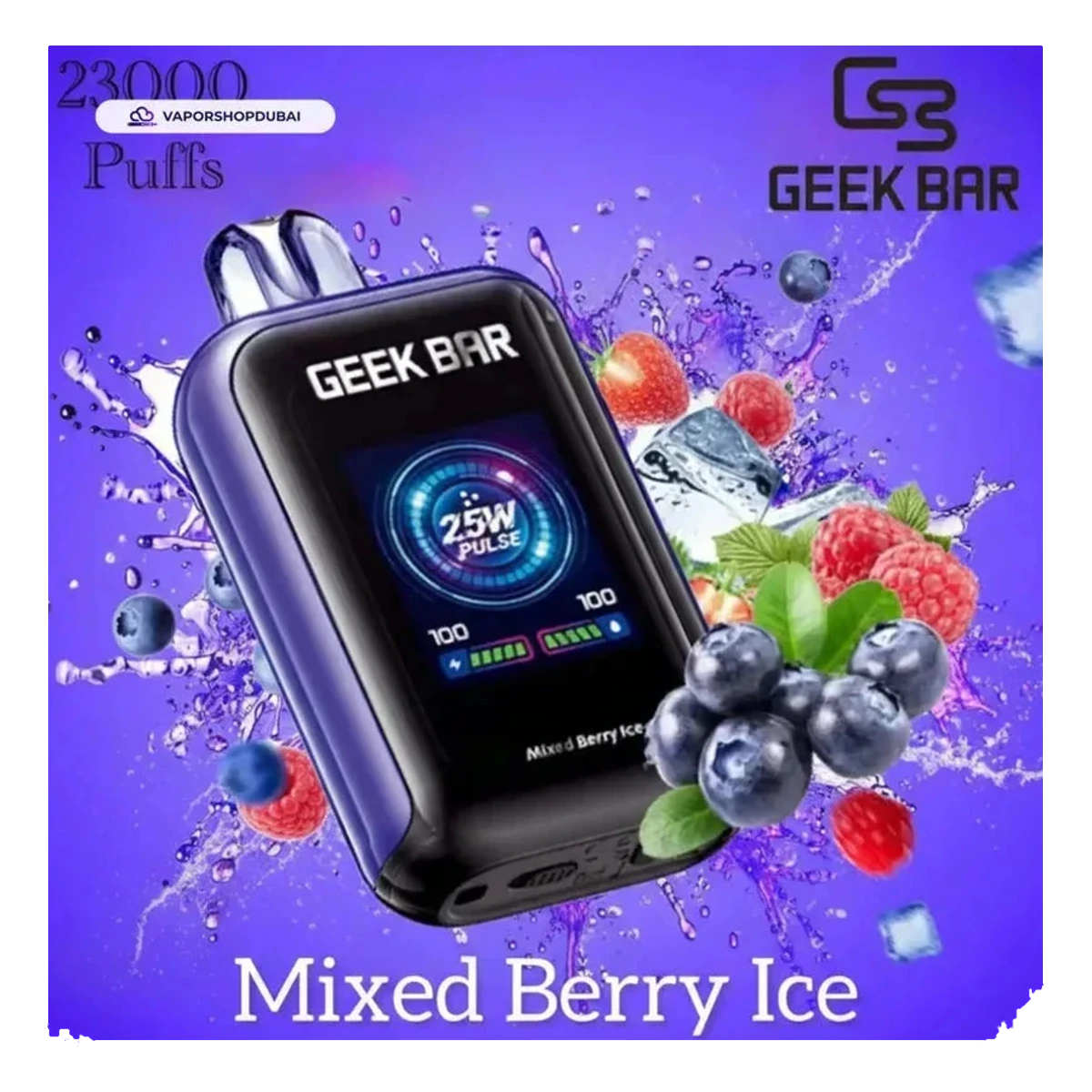 Geek Bar Watt 23000 Puffs Disposable Vape 5% (50mg) Nicotine UAE — Buy Dubai | Emirates Vapor