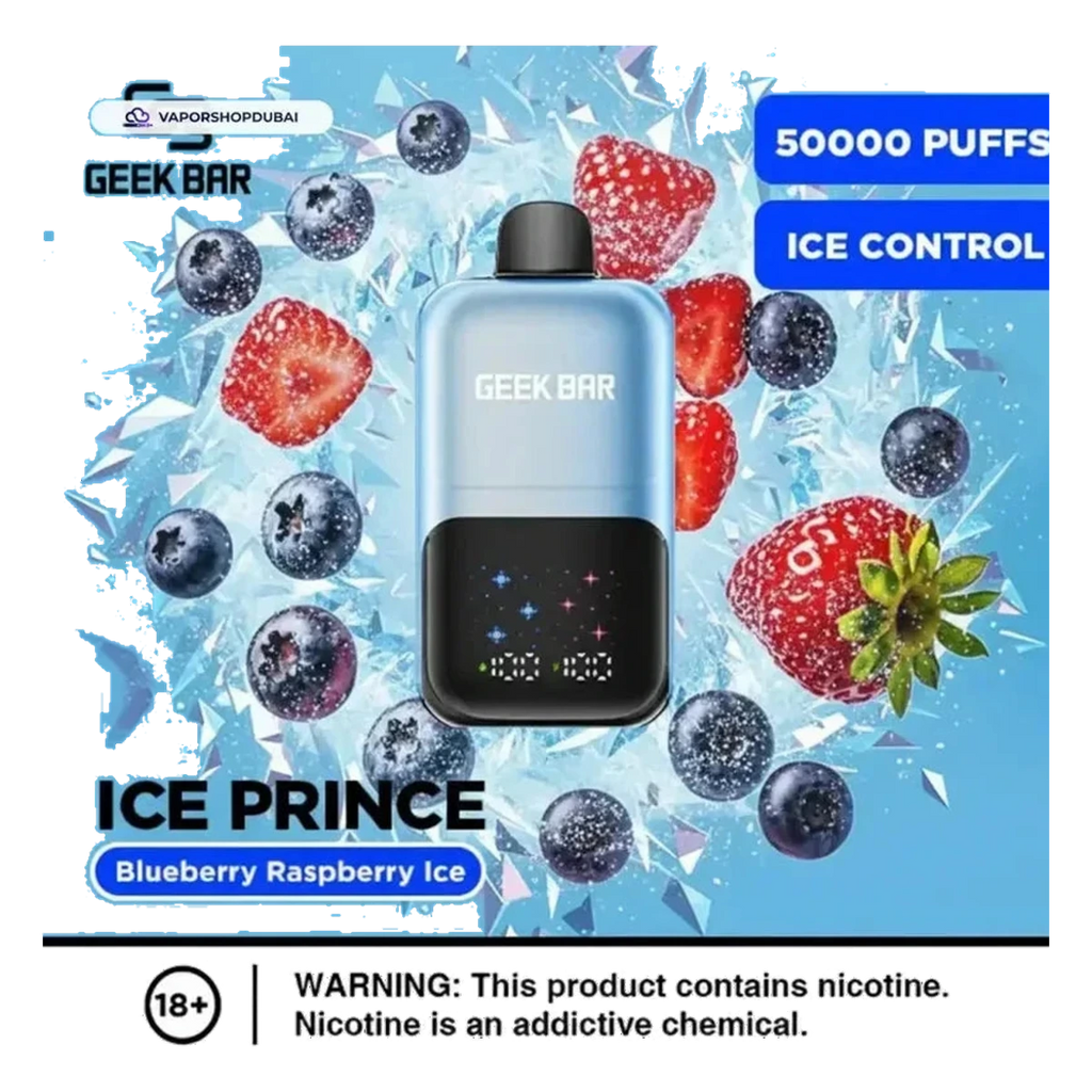 Geek Bar Ice Prince 50000 Puffs Disposable Vape UAE — Buy Dubai | Emirates Vapor