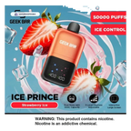 Buy Emirates Vapor Geek Bar Ice Prince 50000 Puffs Disposable Vape Dubai same-day delivery