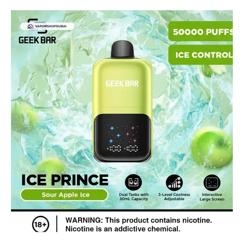 Geek Bar Ice Prince 50000 Puffs Disposable Vape best price UAE — ESMA certified