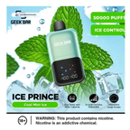 Buy Emirates Vapor Geek Bar Ice Prince 50000 Puffs Disposable Vape Dubai same-day delivery