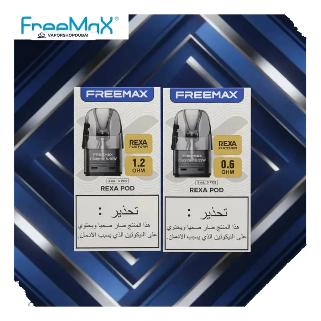 Freemax Rexa Replacement Pods 3Ml Uae — AED 40 | Emirates Vapor