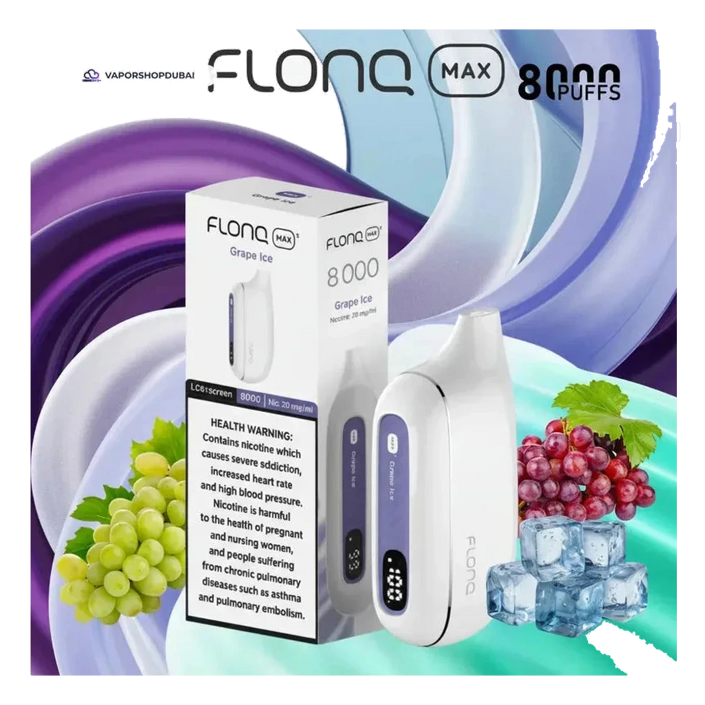 Flonq Max S 8000 Puffs Disposable Vape flavors UAE | Emirates Vapor Dubai