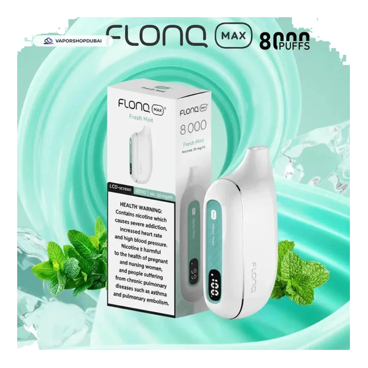 Buy Emirates Vapor Flonq Max S 8000 Puffs Disposable Vape Dubai same-day delivery
