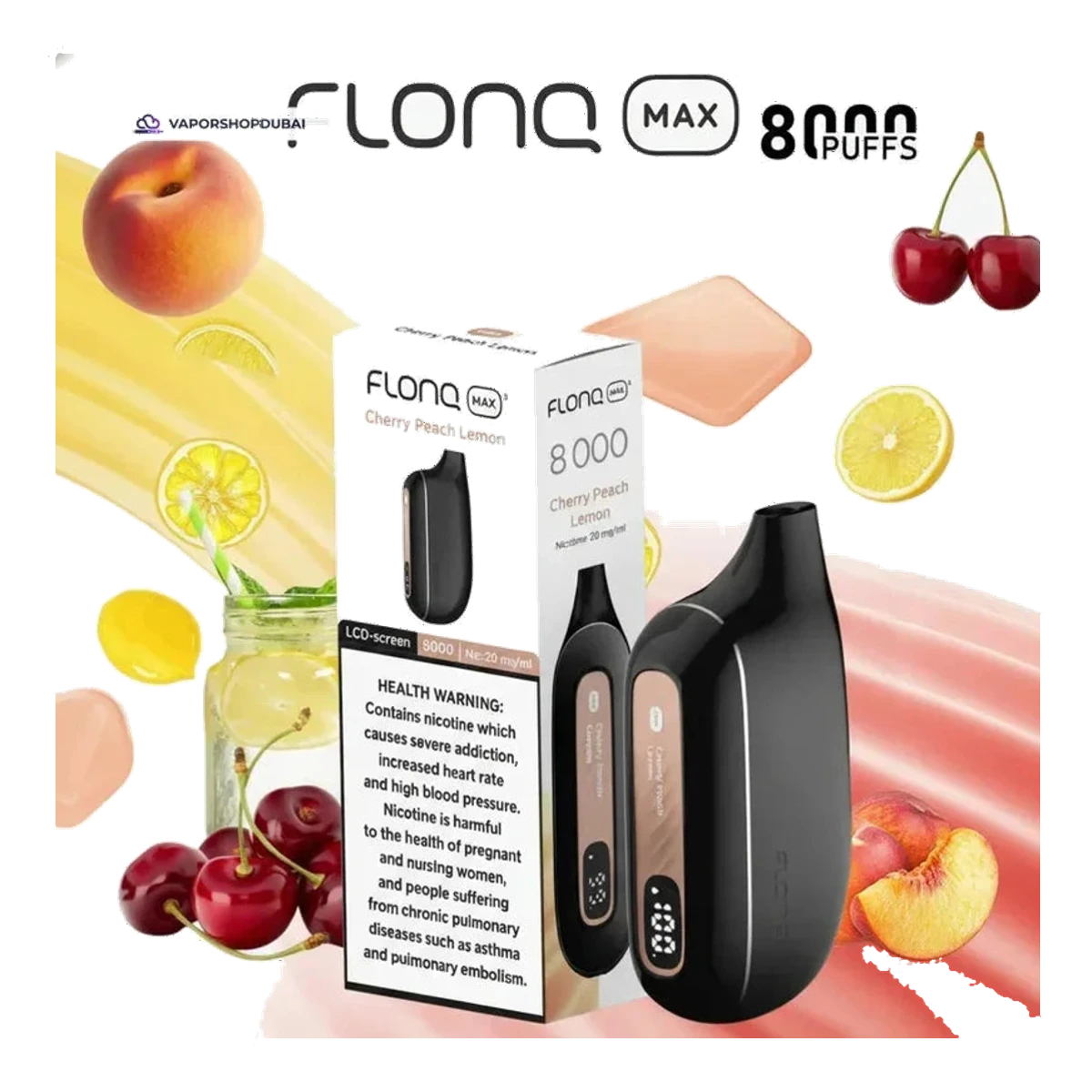 Flonq Max S 8000 Puffs Disposable Vape best price UAE — ESMA certified