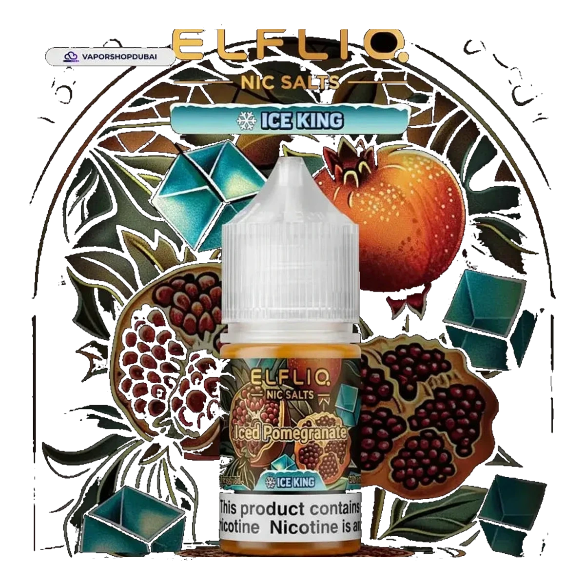 Elfliq Nic Salts 30Mg Ice King Uae — AED 35 | Emirates Vapor