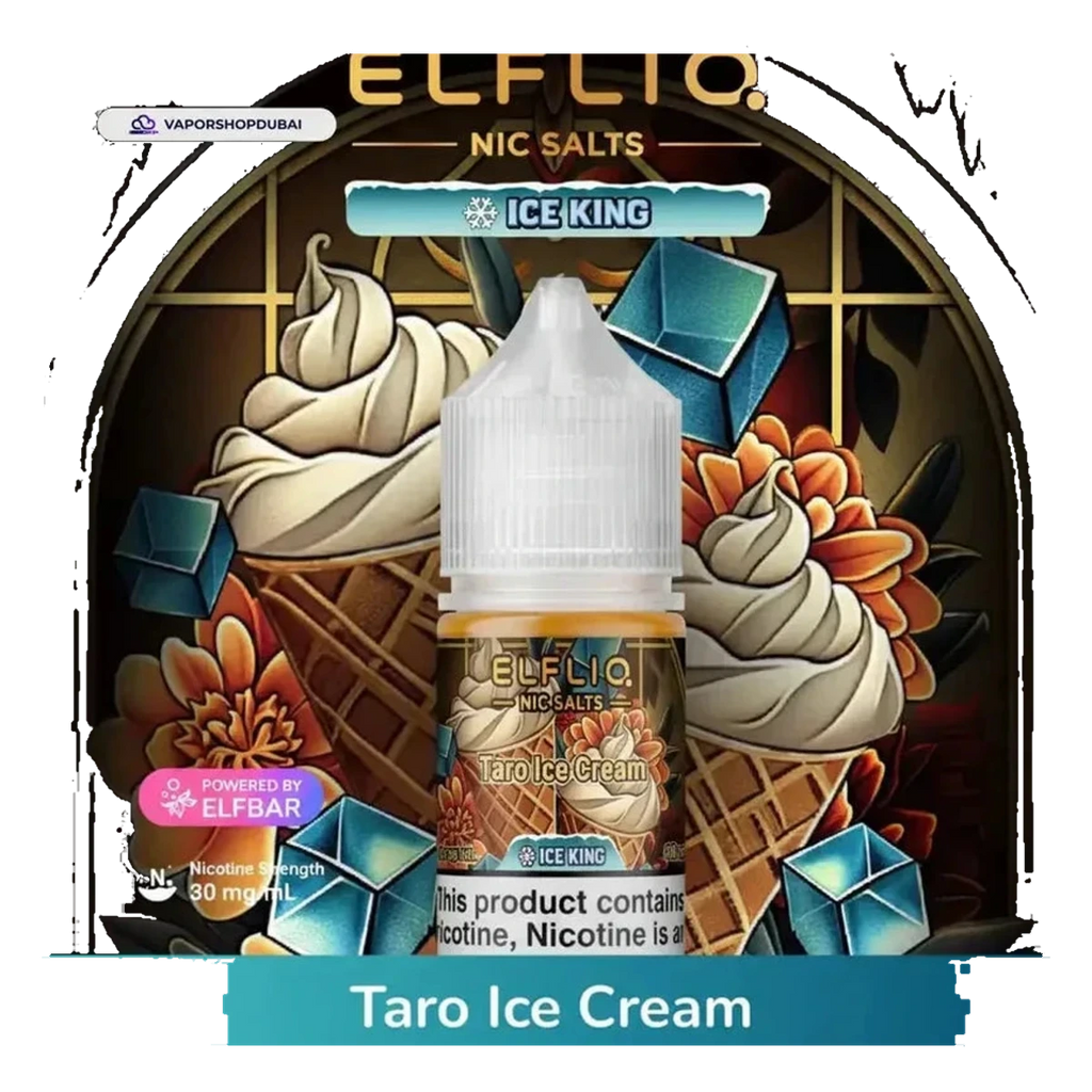 Buy Emirates Vapor ELFLIQ Nic Salts 30mg Ice King Dubai same-day delivery