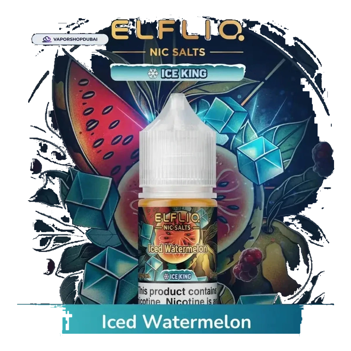 ELFLIQ Nic Salts 30mg Ice King best price UAE — ESMA certified