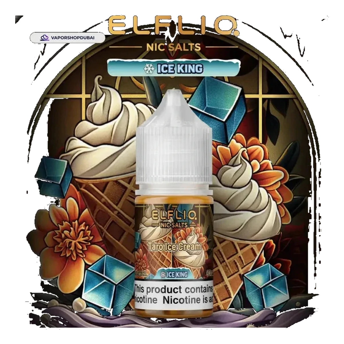 ELFLIQ Nic Salts 30mg Ice King best price UAE — ESMA certified