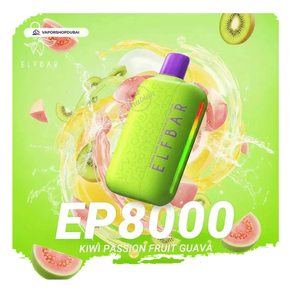 Elfbar EP8000 Disposable Vape 8000 Puffs 20mg flavors UAE | Emirates Vapor Dubai