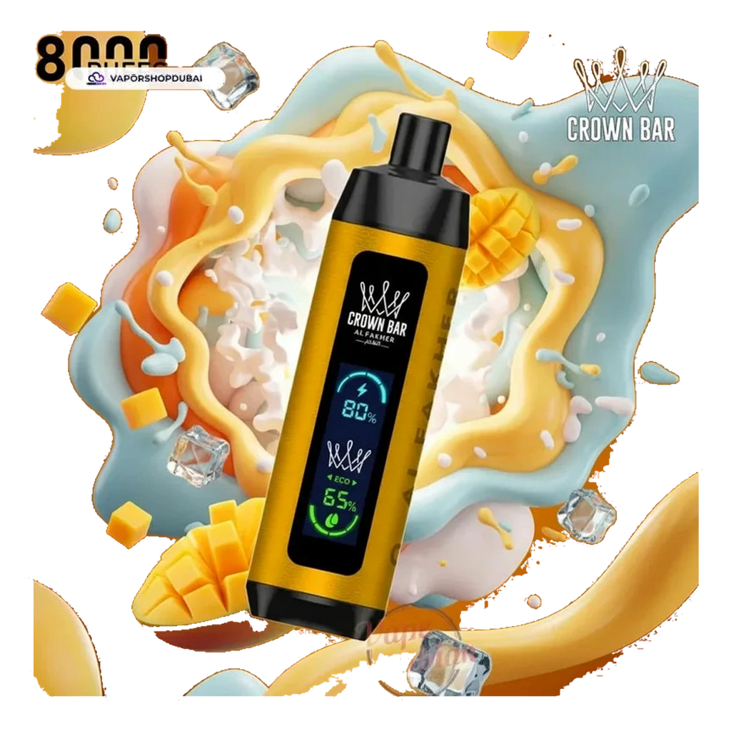 Crown Bar AL FAKHER 8000 Pro DTL 8000Puffs Dual Mode Disposable Vape UAE — Buy Dubai | Emirates Vapor