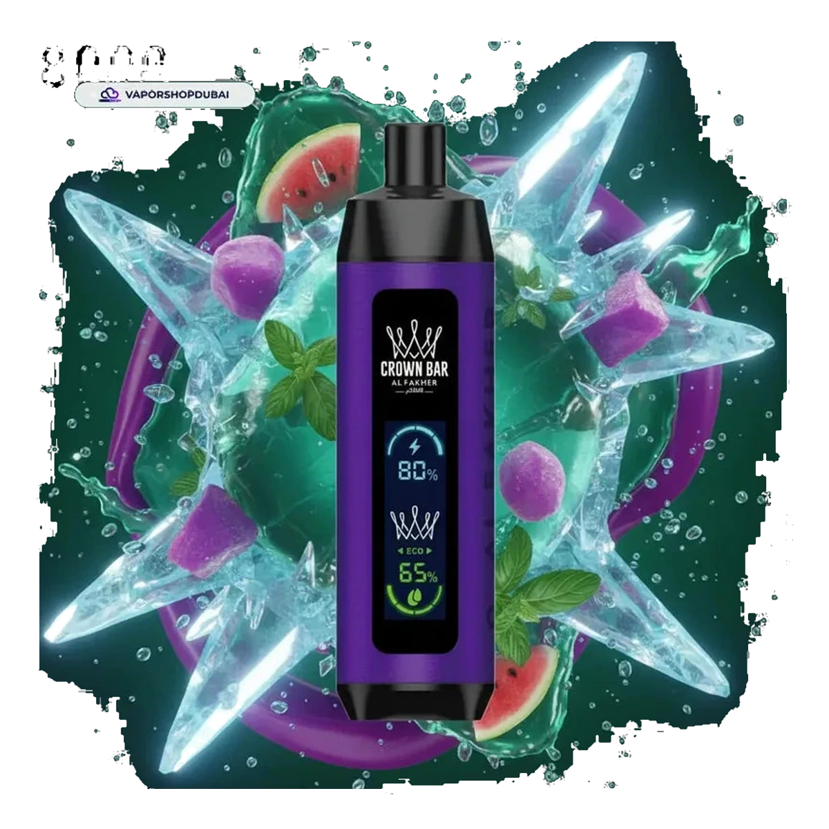 Buy AL FAKHER Crown Bar AL FAKHER 8000 Pro DTL 8000Puffs Dual Mode Disposable Vape Dubai same-day delivery