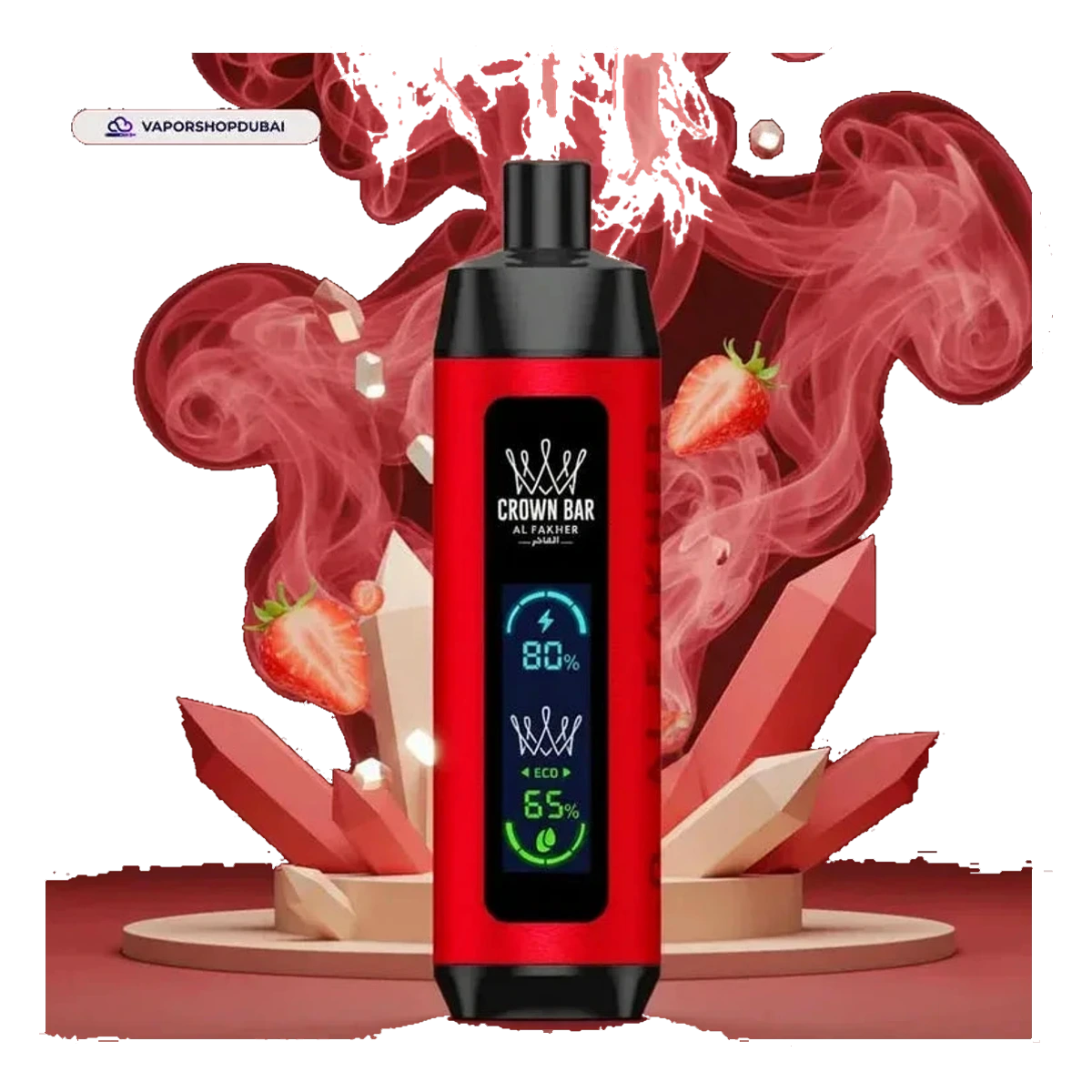 Crown Bar AL FAKHER 8000 Pro DTL 8000Puffs Dual Mode Disposable Vape flavors UAE | Emirates Vapor Dubai