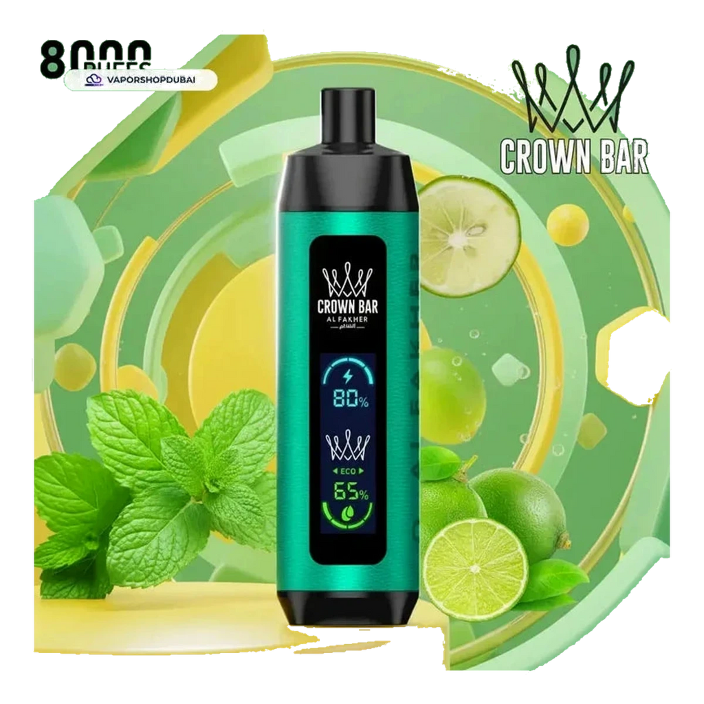 Crown Bar Al Fakher 8000 Pro DTL 8000Puffs Dual Mode Disposable Vape In UAE | Emirates Vapor UAE