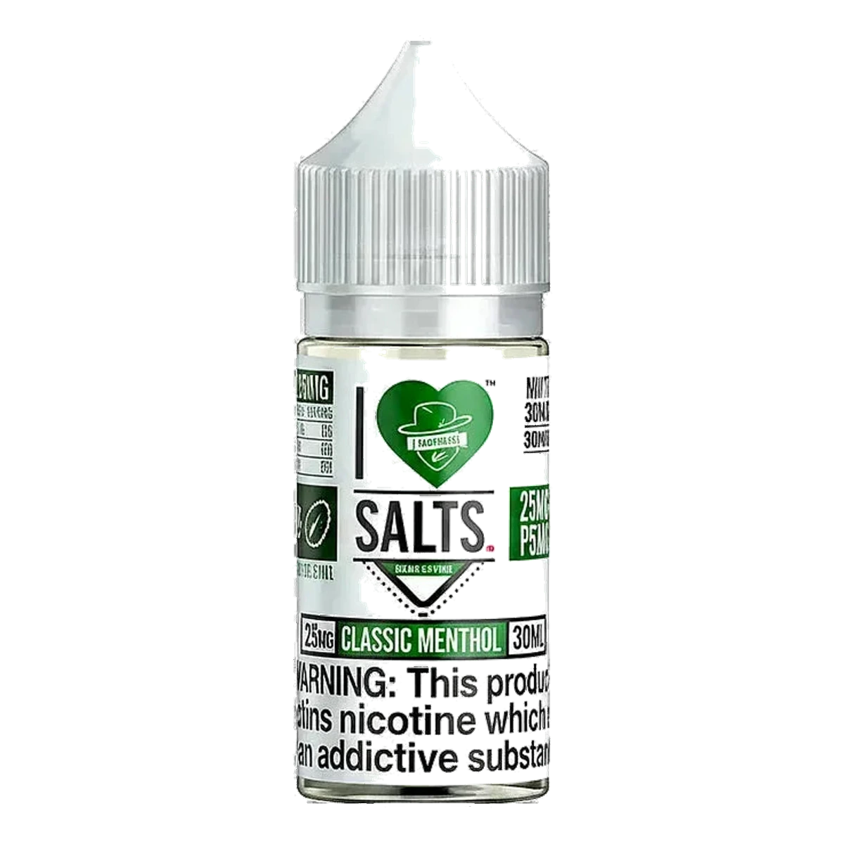 CLASSIC MENTHOL I Love Salts by Mad Hatter Juice 50-mg UAE | Emirates Vapor