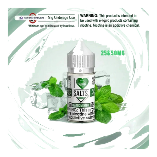 Classic Menthol I Love Salts By Mad Hatter Juice Uae — AED 40 | Emirates Vapor