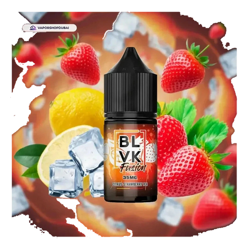 Buy Authentic Citrus Strawberry Ice Blvk Fusion Salt 30Ml Uae — AED 40 | Emirates Vapor