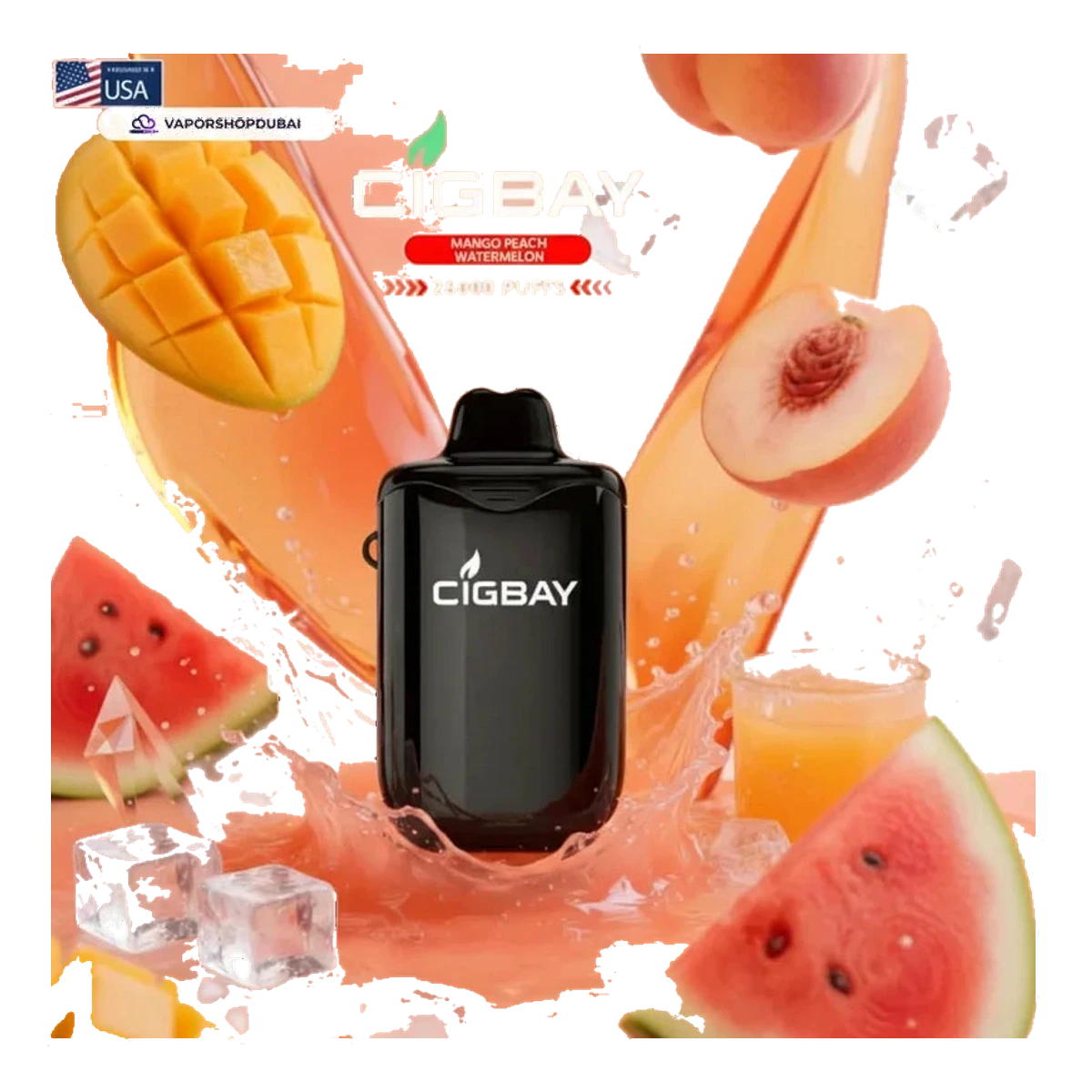 Cigbay 26000 Puffs Disposable Vape Kit 20mg flavors UAE | Emirates Vapor Dubai