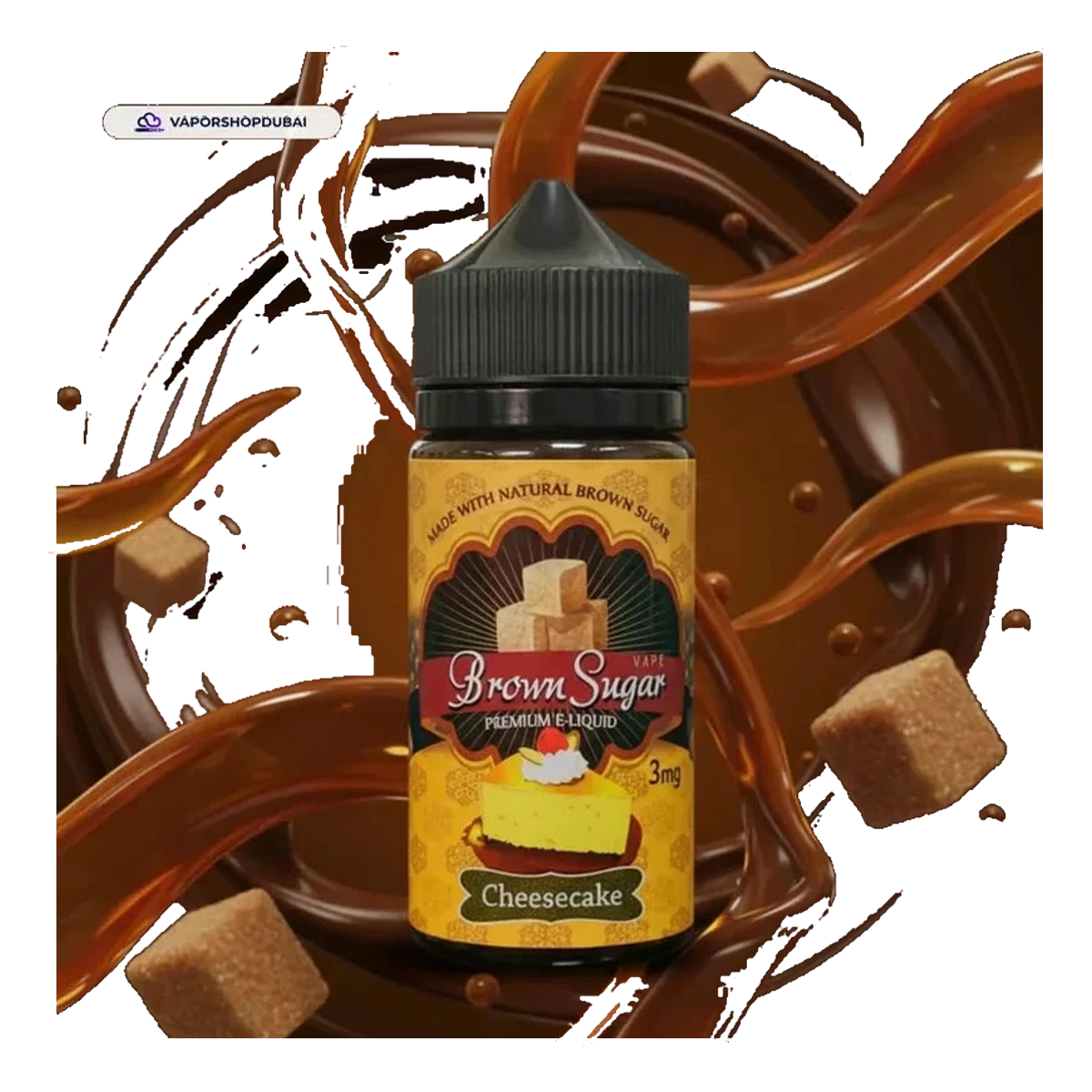 Brown Sugar Premium E Liquid 3mg 100ml flavors UAE | Emirates Vapor Dubai