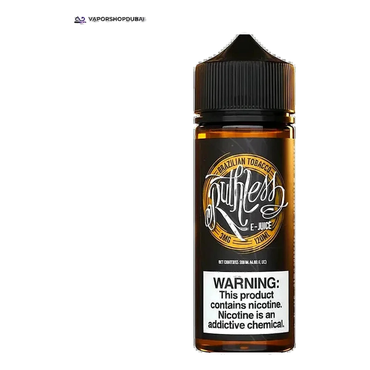 Buy Authentic Brazilian Tobacco By Ruthless 120ml 3-mg UAE | Emirates Vapor