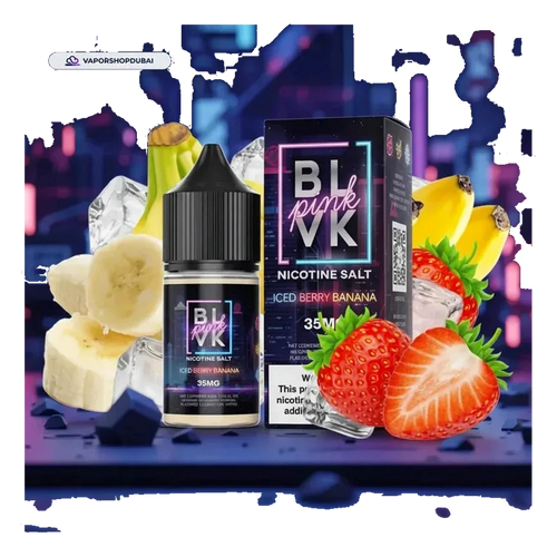 Blvk Unicorn Salt Iced Berry Banana By Blvk Pink Salt Series 30Ml Uae — AED 40 | Emirates Vapor