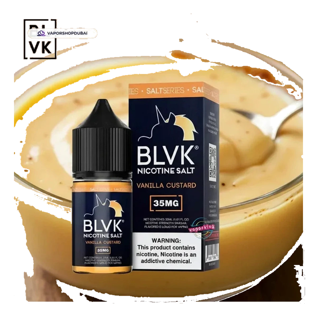 BLVK Nicotine Salt 50mg 30ml flavors UAE | Emirates Vapor Dubai