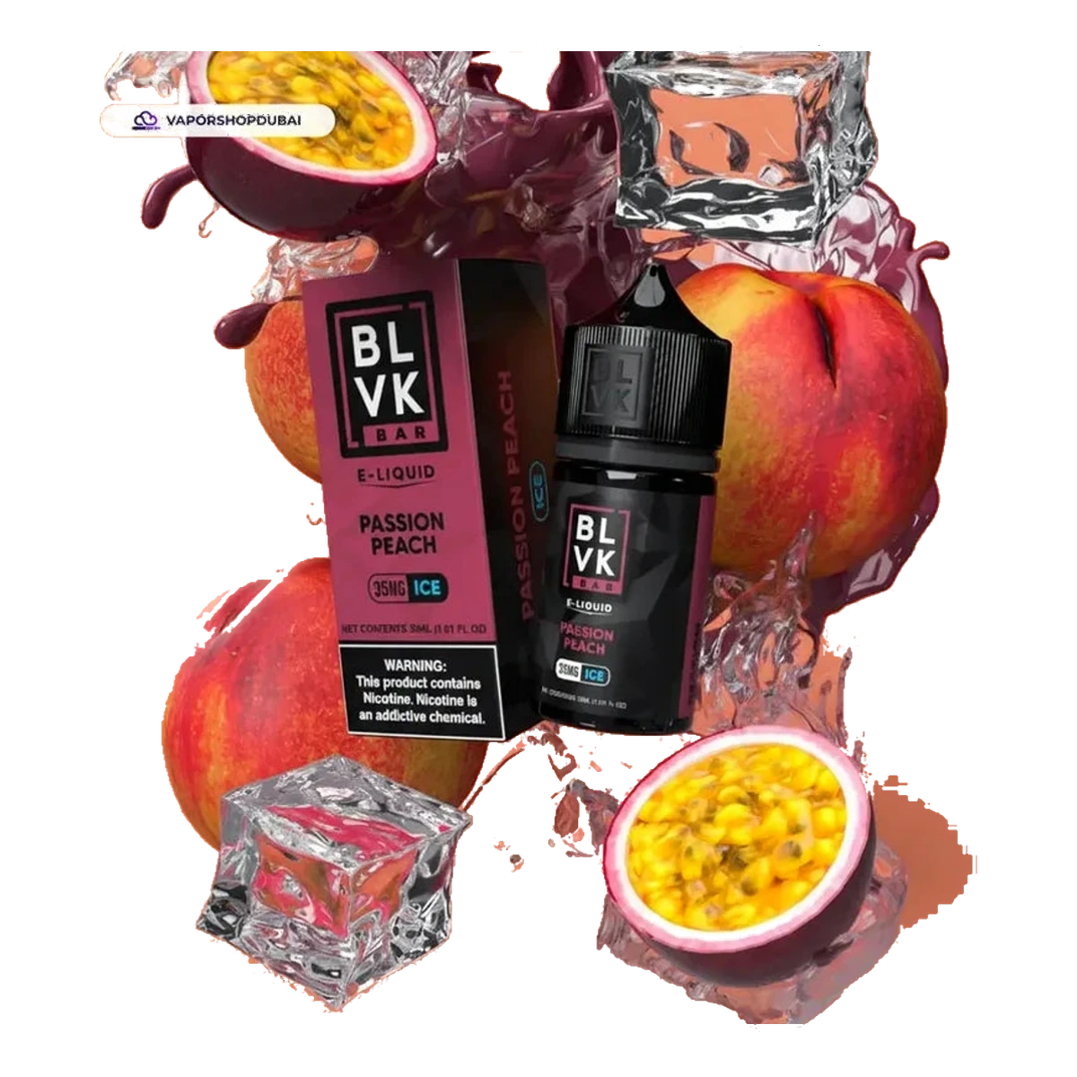 BLVK Nicotine Salt 50mg 30ml best price UAE — ESMA certified