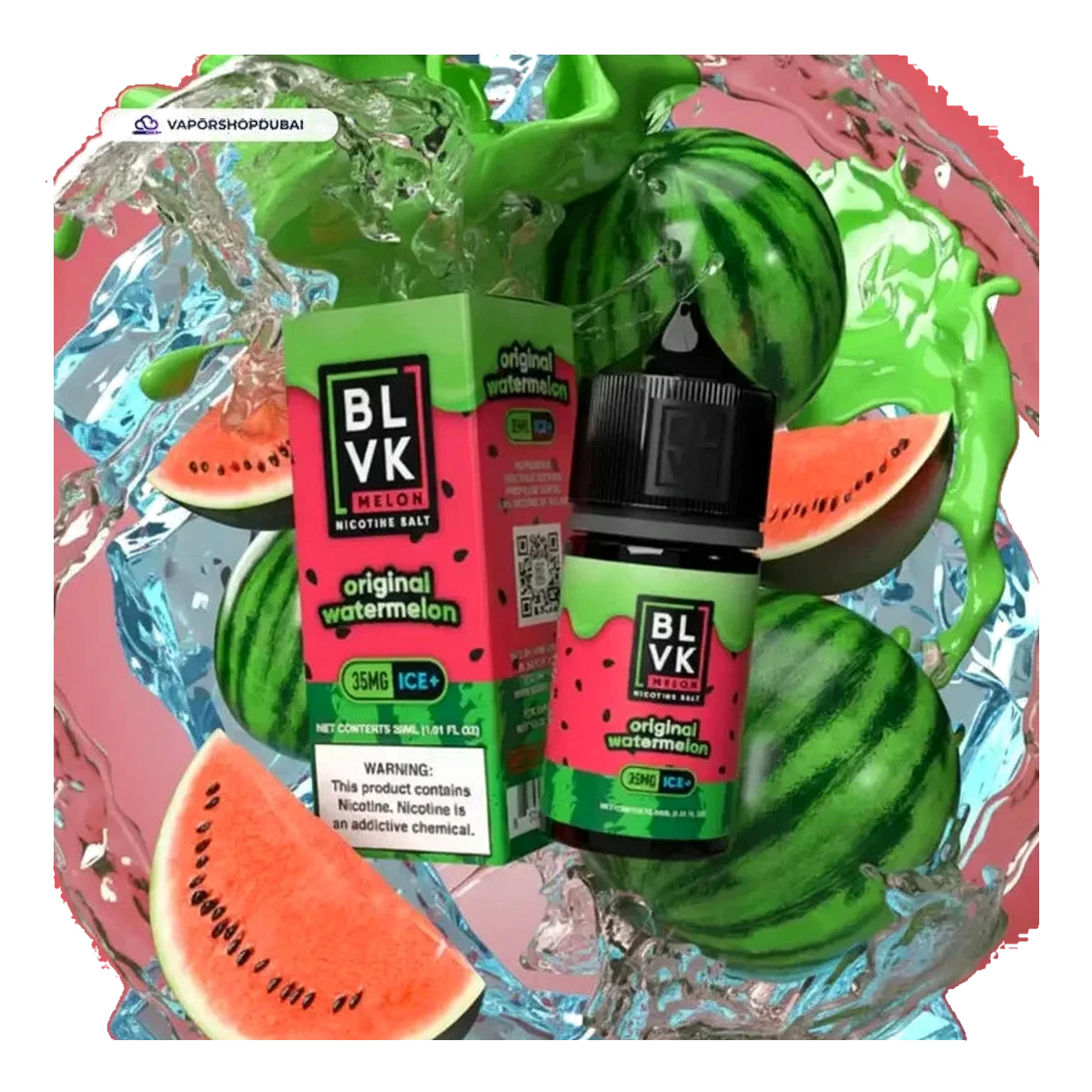 BLVK Melon Saltnic Ice 30ml UAE — Buy Dubai | Emirates Vapor