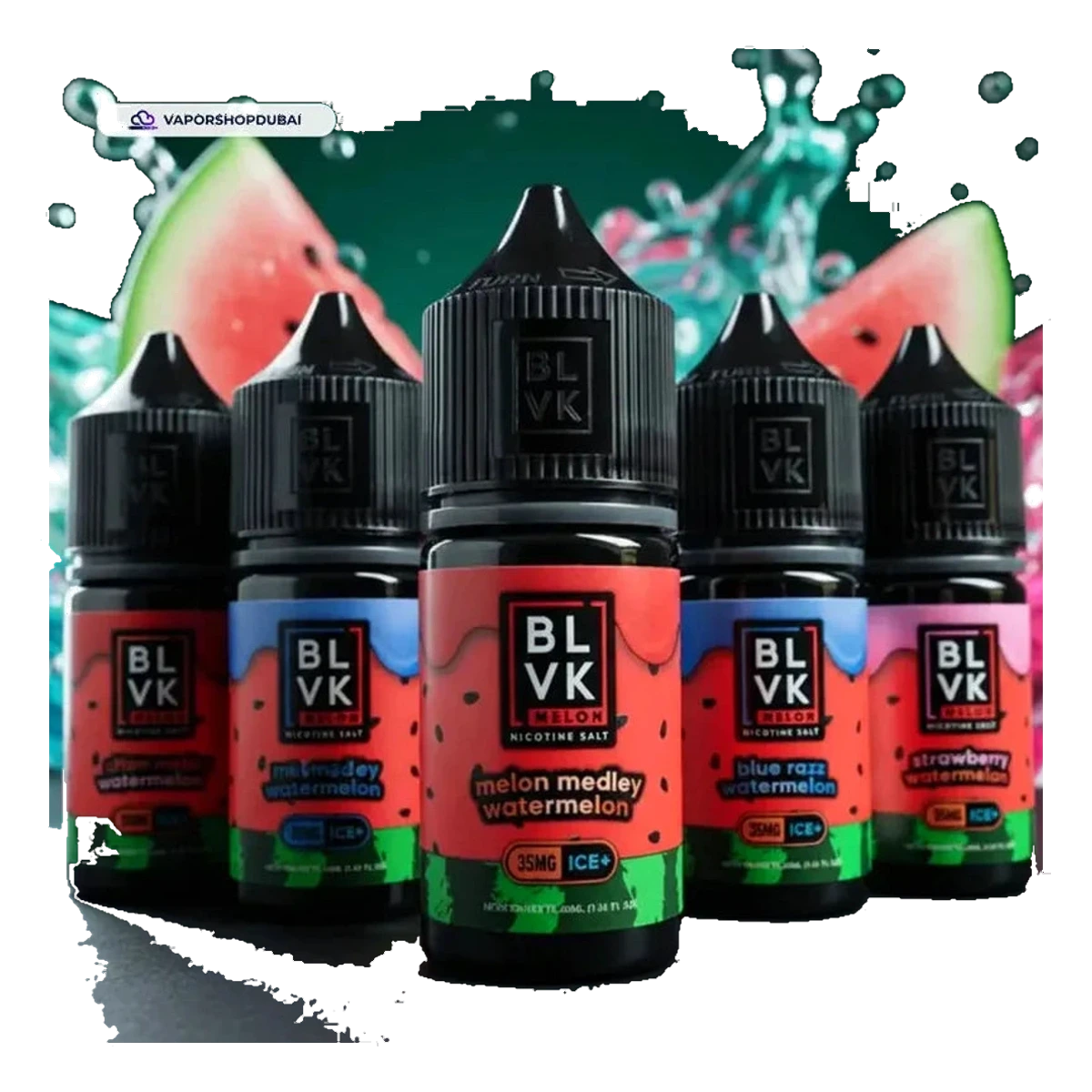 BLVK Melon Saltnic Ice 30ml flavors UAE | Emirates Vapor Dubai