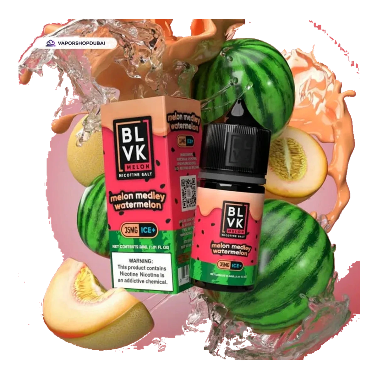 BLVK Melon Saltnic Ice 30ml in UAE