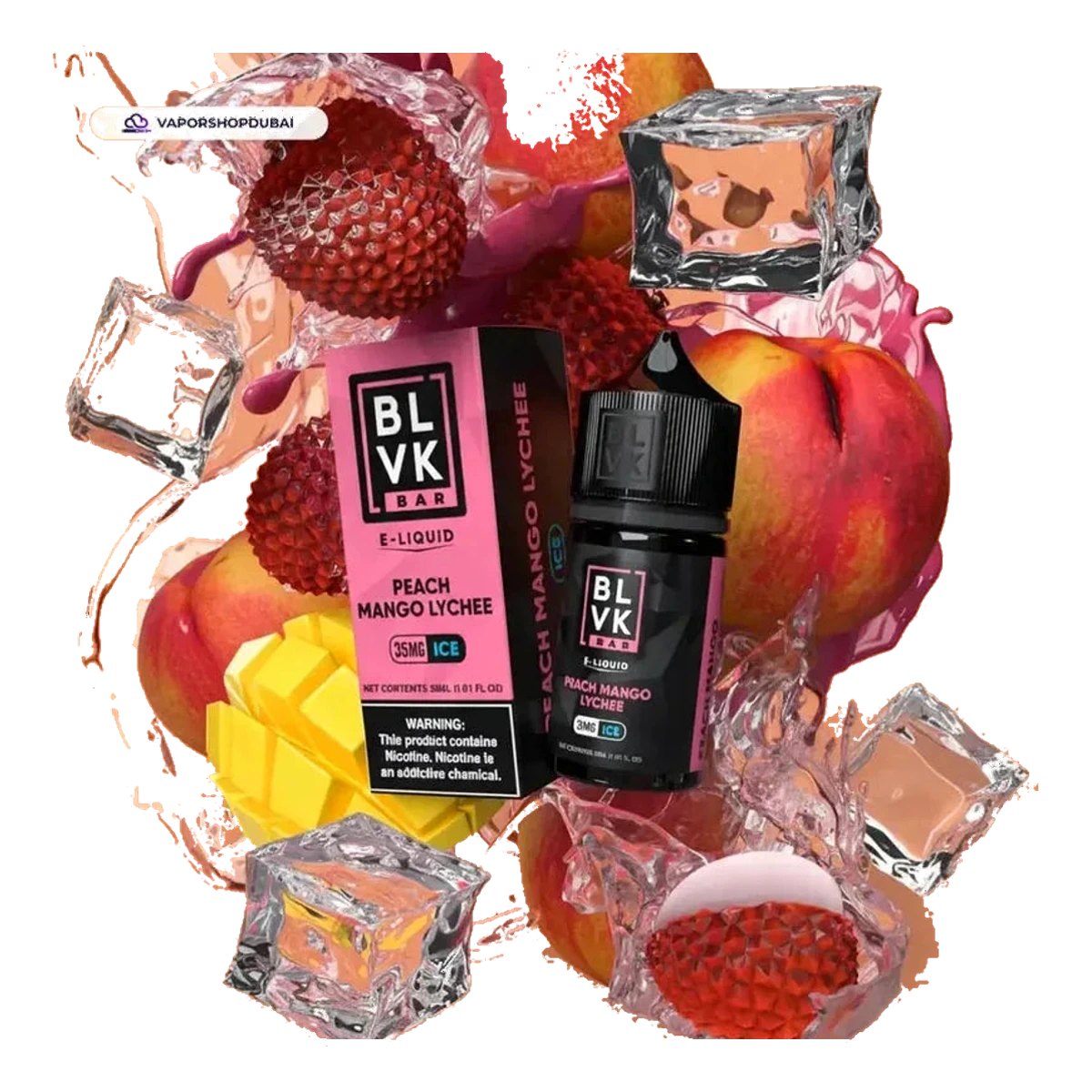 Buy Emirates Vapor Blvk Bar Saltnic 30ml E-liquid 35mg and 50mg Dubai same-day delivery