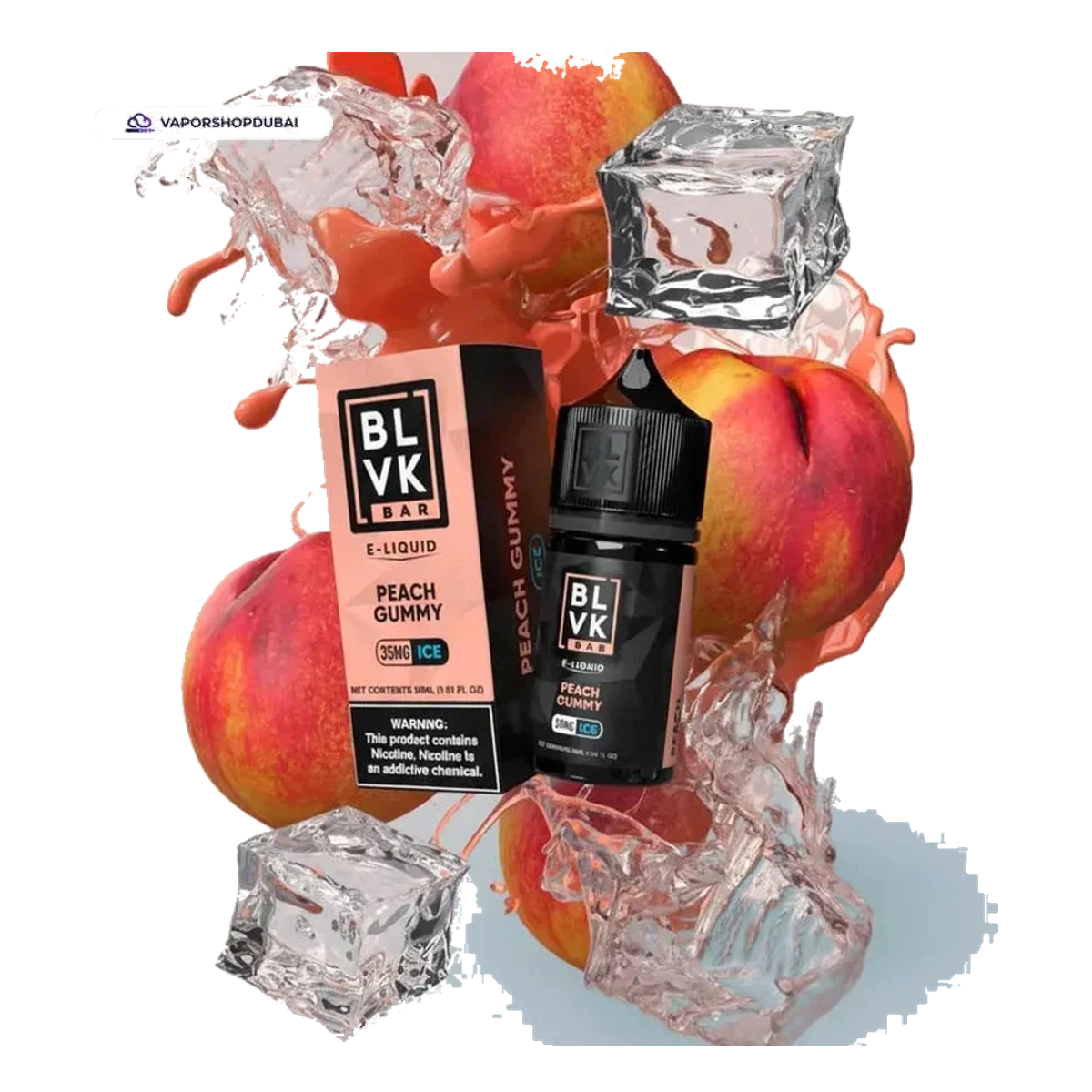 Blvk Bar Saltnic 30ml E-liquid 35mg and 50mg best price UAE — ESMA certified