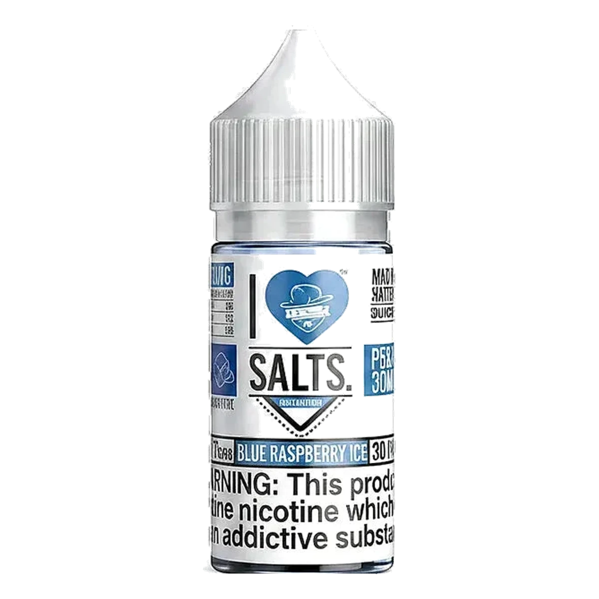 BLUE RASPBERRY ICE I Love Salts by Mad Hatter Juice