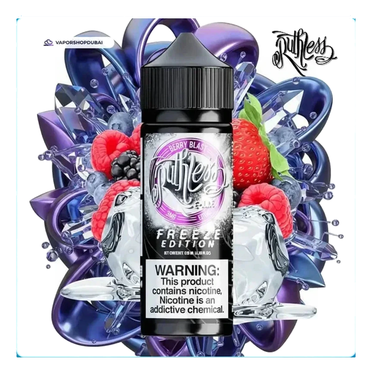 Berry Blast Freeze Edition By Ruthless 120Ml Uae — AED 55 | Emirates Vapor