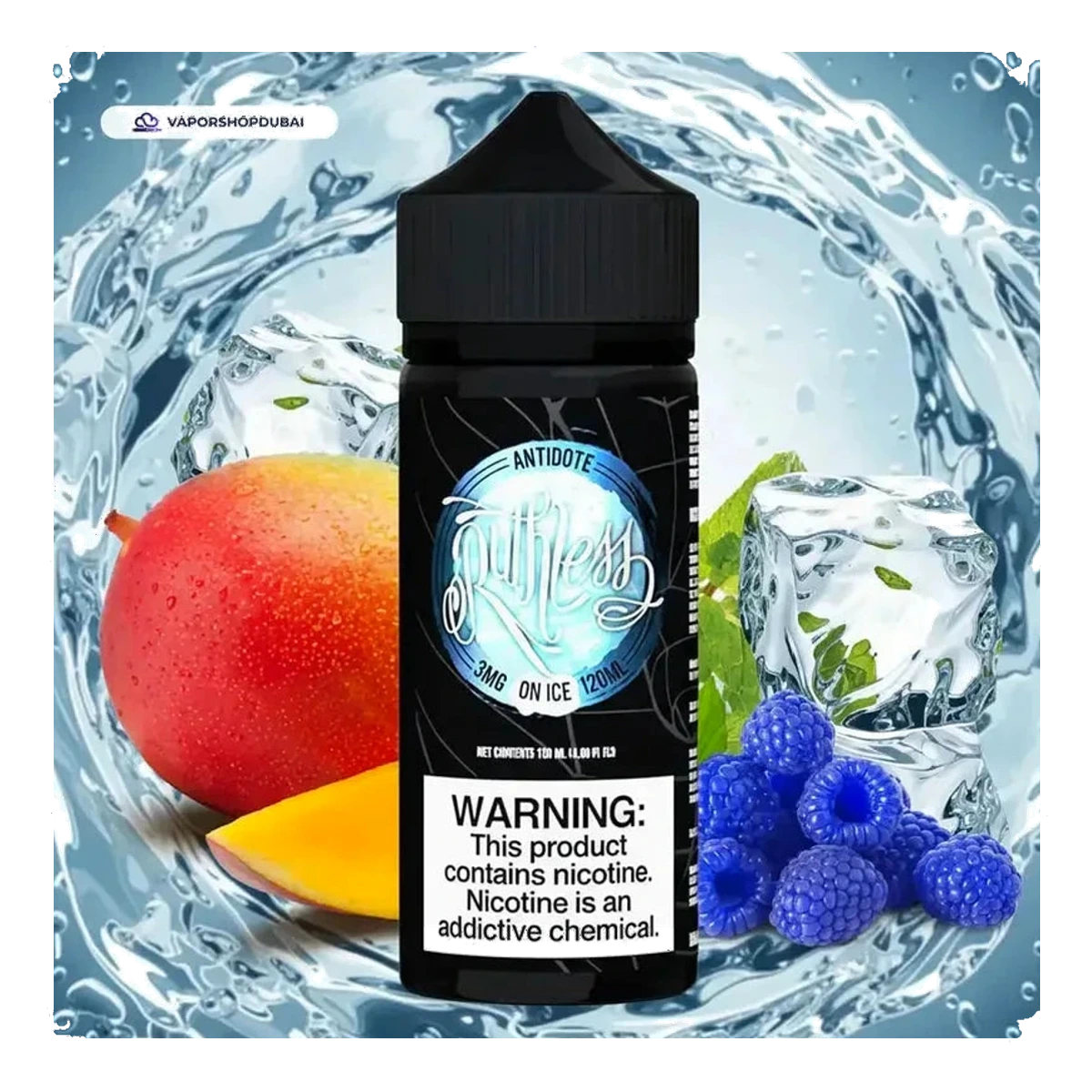 Best Buy Antidote On Ice by Ruthless Vapor 120ml 3-mg UAE | Emirates Vapor