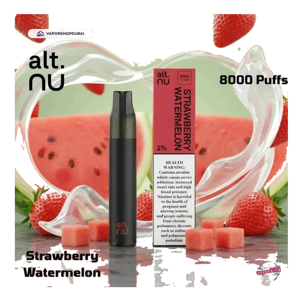 Alt Nu 8000 Puffs Disposable Vape 20mg flavors UAE | Emirates Vapor Dubai