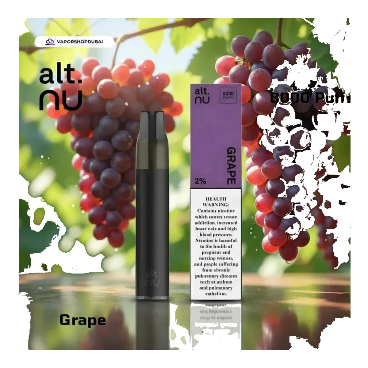 Alt Nu 8000 Puffs Disposable Vape 20Mg Uae — AED 40 | Emirates Vapor