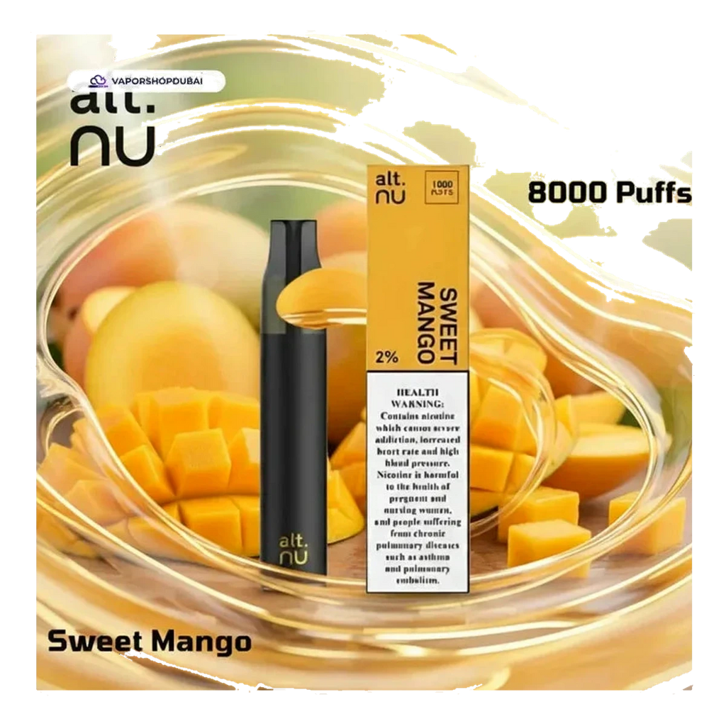 Alt Nu 8000 Puffs Disposable Vape 20mg flavors UAE | Emirates Vapor Dubai