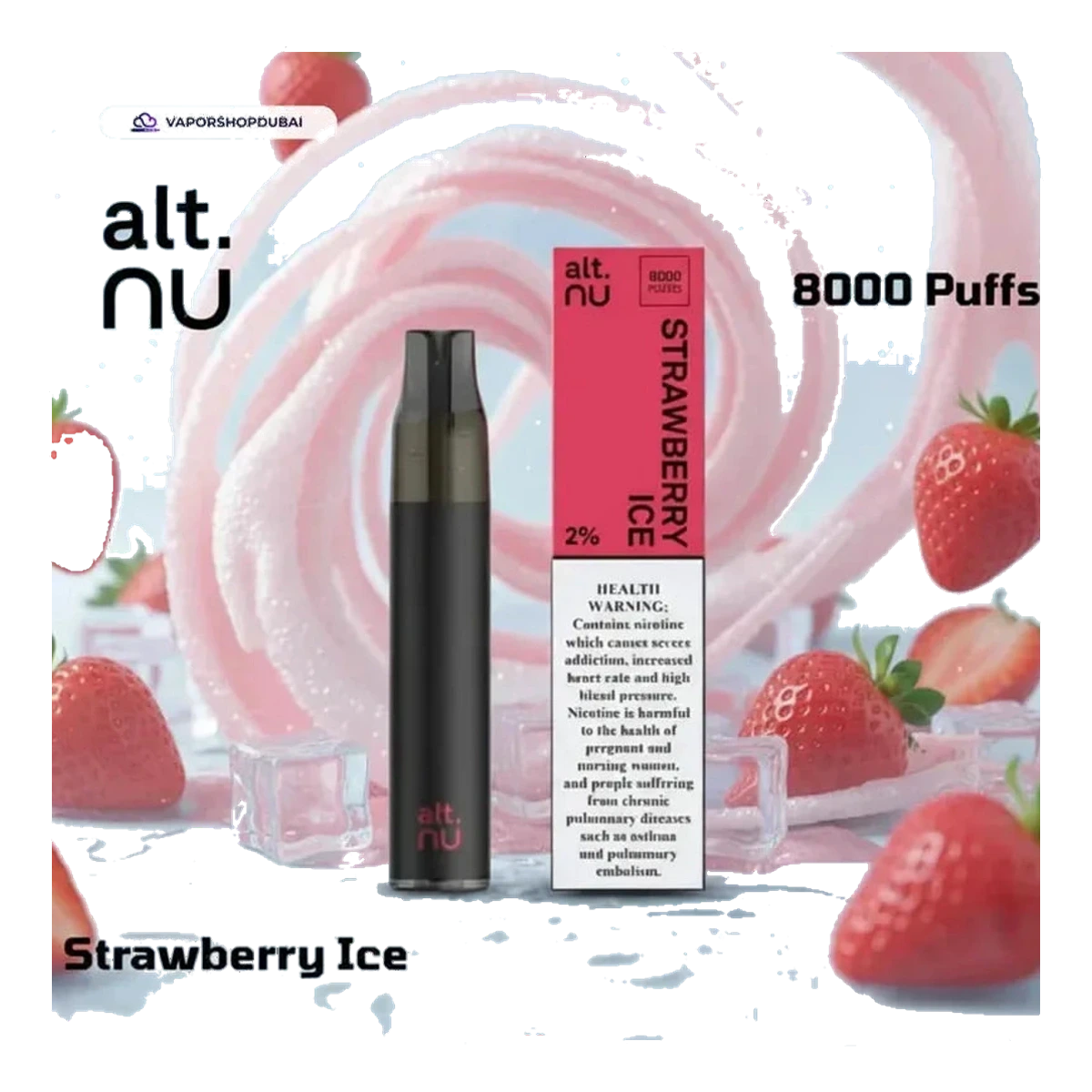 Alt Nu 8000 Puffs Disposable Vape 20mg best price UAE — ESMA certified
