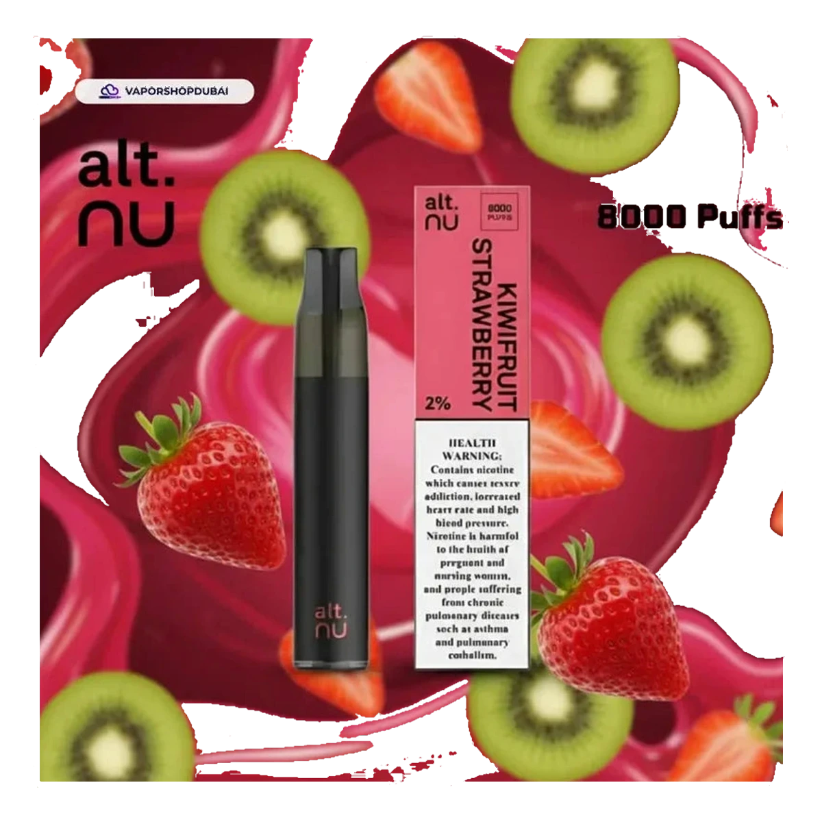 Alt Nu 8000 Puffs Disposable Vape 20mg flavors UAE | Emirates Vapor Dubai