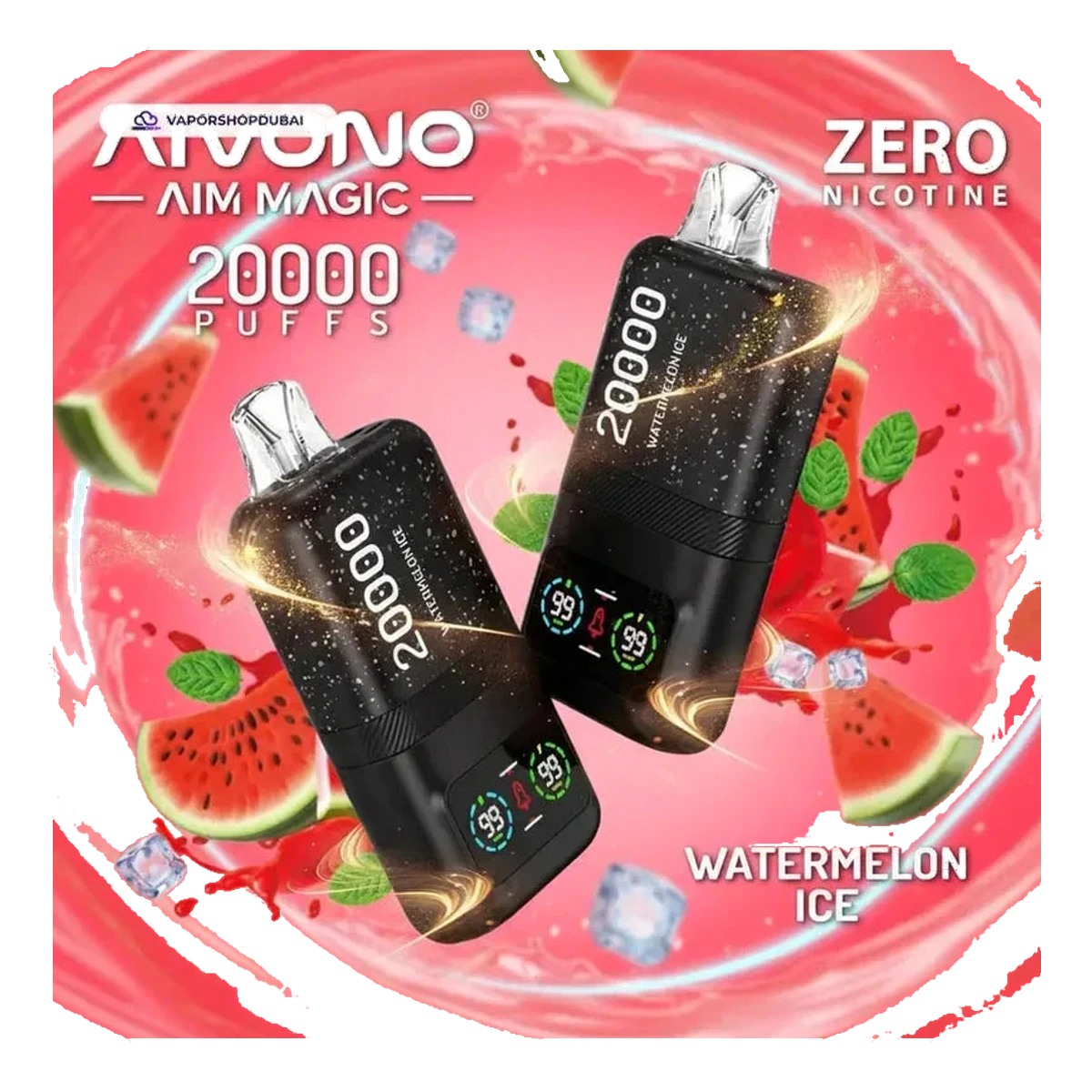 AIVONO Aim Magic 20000 Puff Zero Nicotine Disposable Vape UAE — Buy Dubai | Emirates Vapor