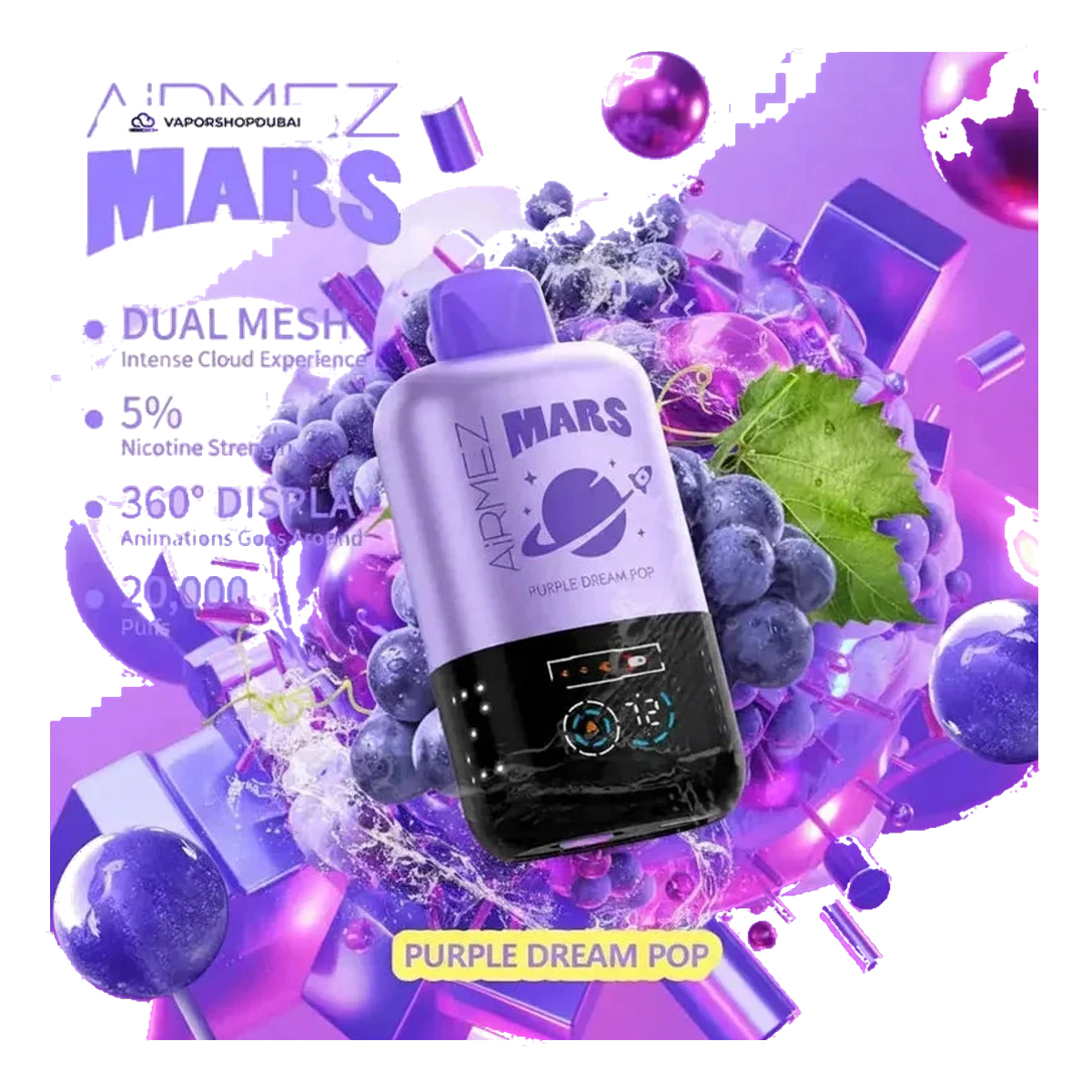 AiRMEZ Mars 20000 Puffs Disposable Vape In UAE | Emirates Vapor UAE