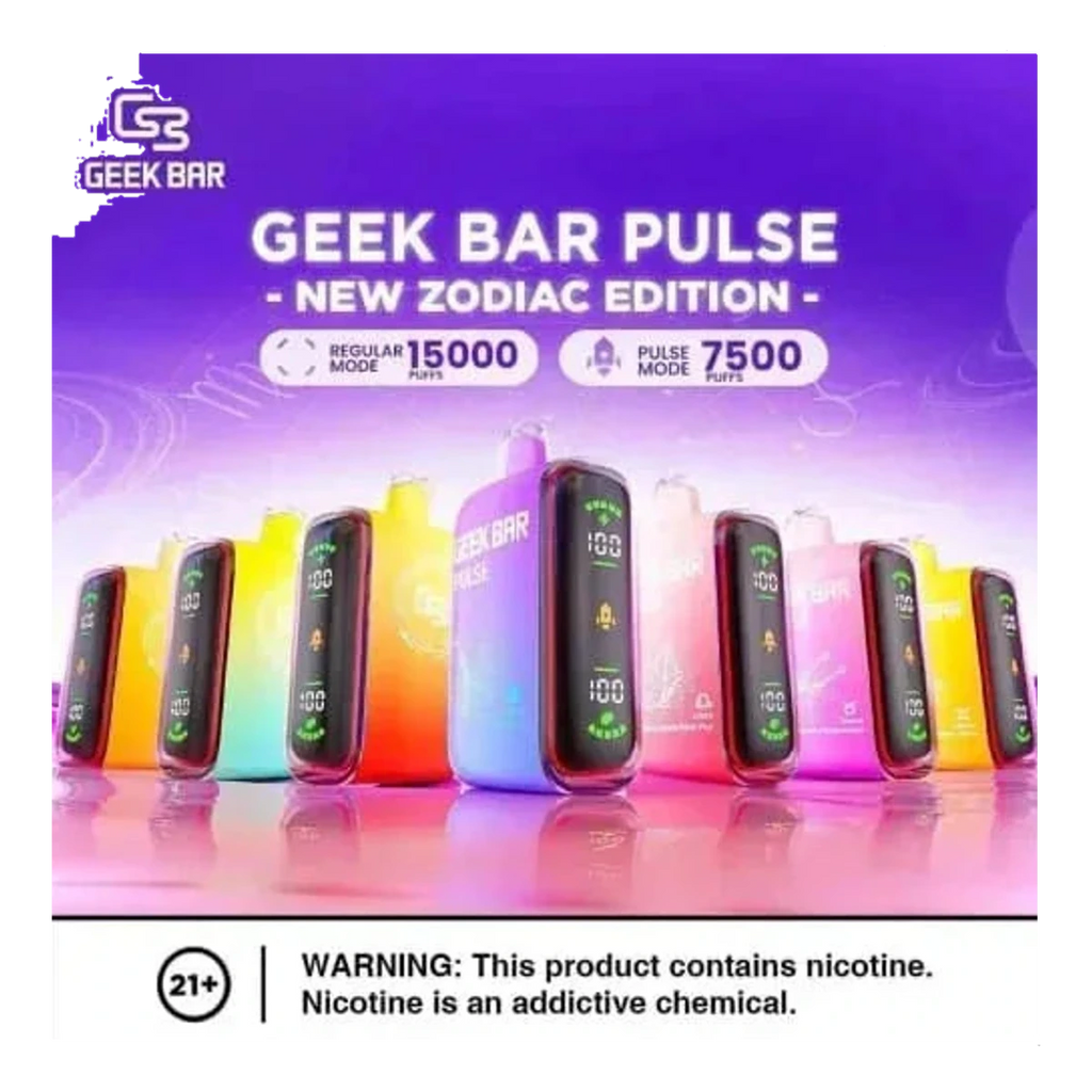 Geek Bar Pulse 15000 Puffs best price UAE — ESMA certified