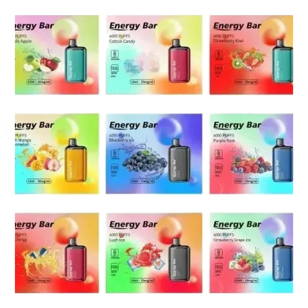 ENERGY BAR Best Vape Shop (2026) flavors UAE | Emirates Vapor Dubai