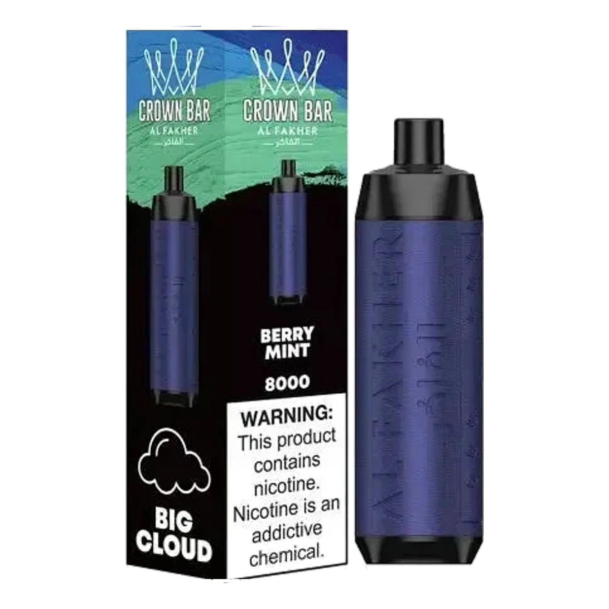 AL FAKHER CROWN BAR 8000 PUFFS | Best Vape Shop Dubai (2026) | Emirates Vapor UAE